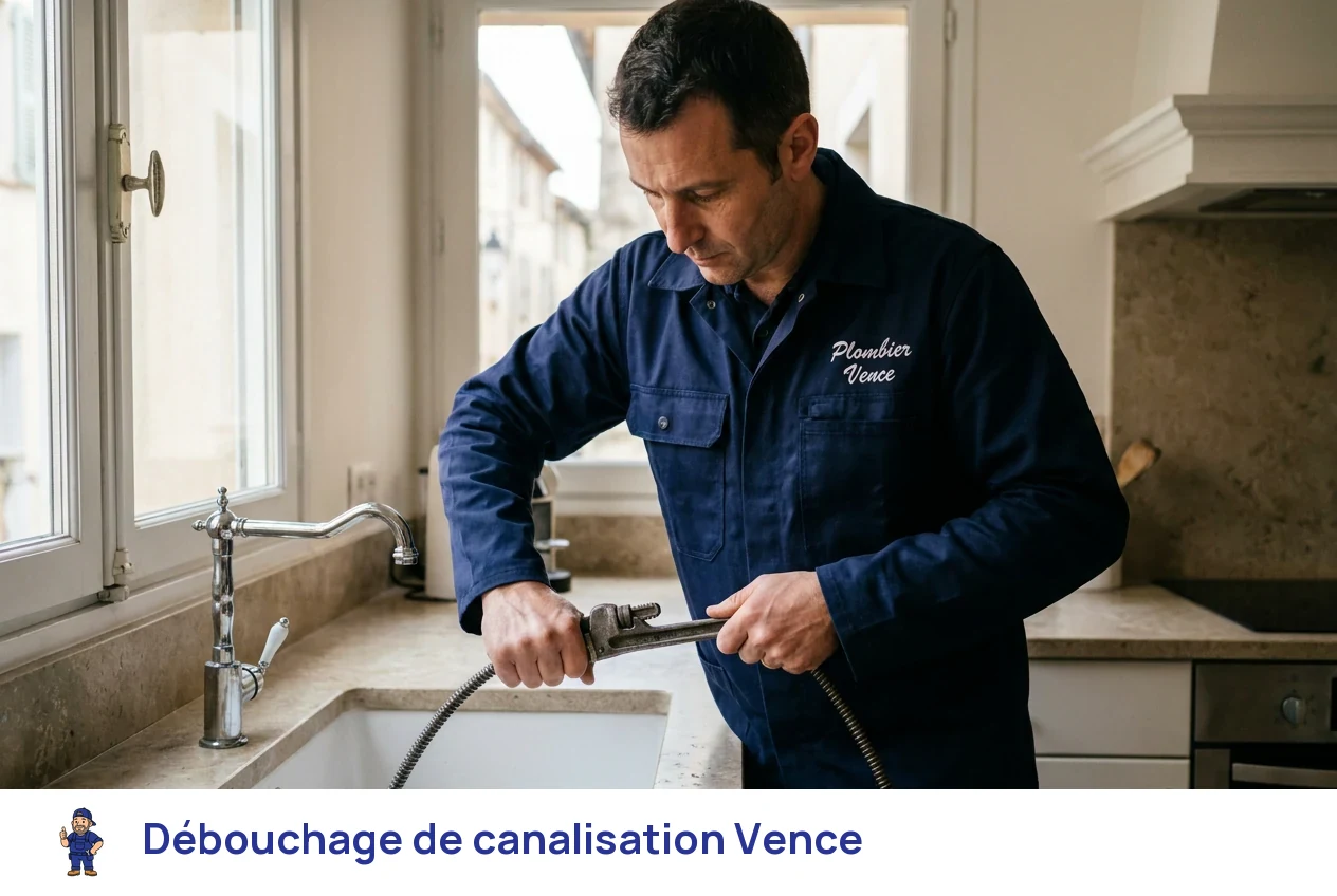 Débouchage de canalisation à Vence