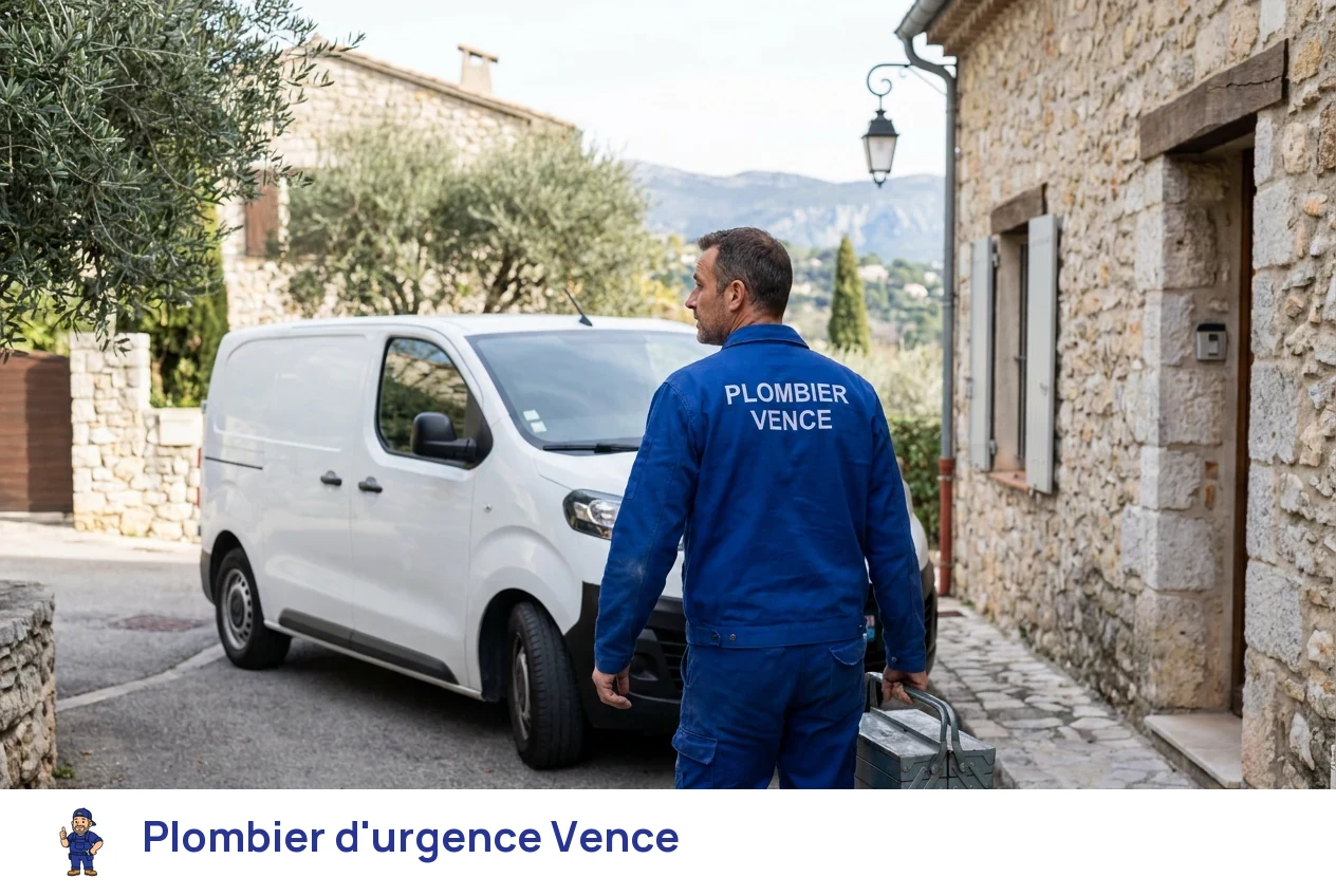 Plombier d'urgence à Vence
