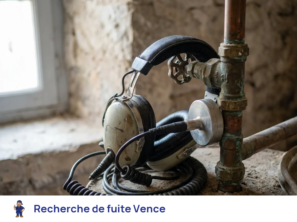 Recherche de fuite à Vence