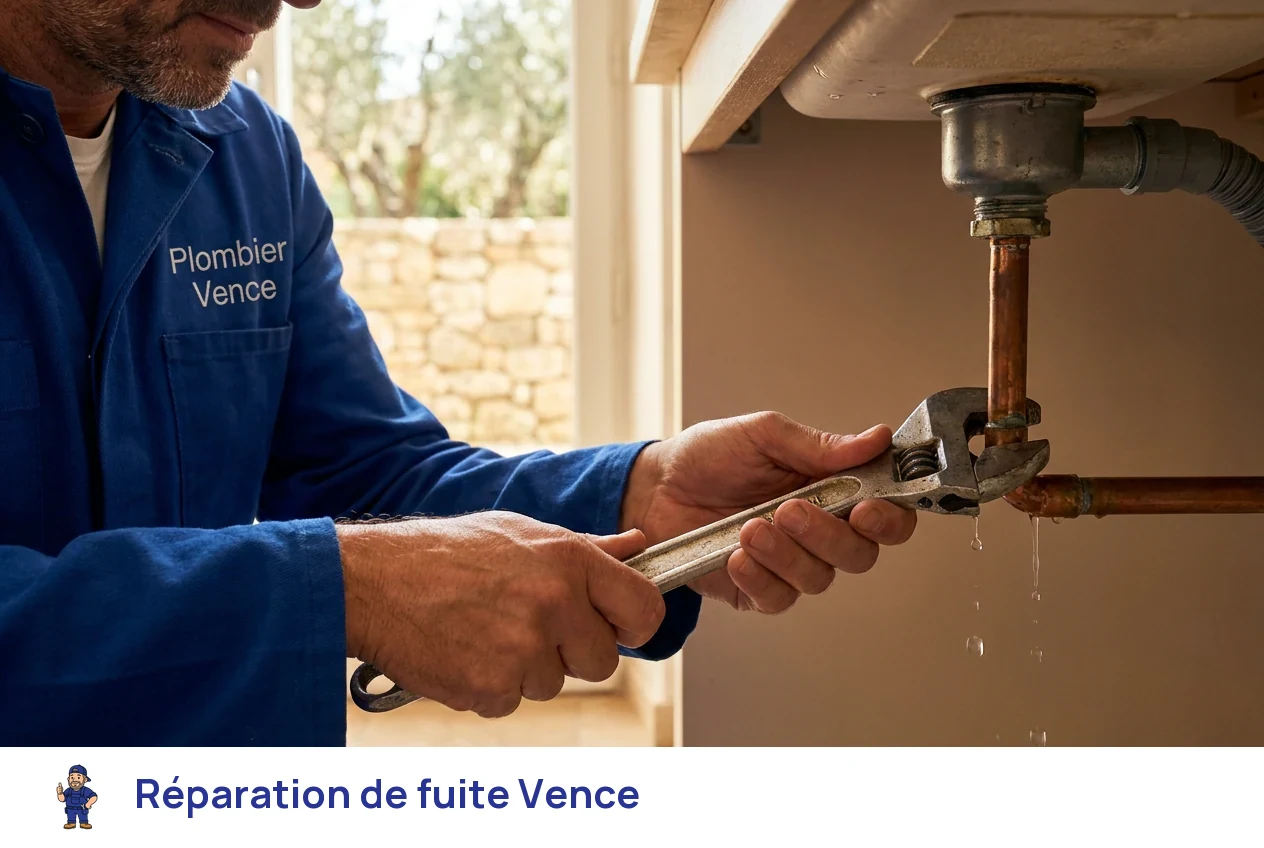 Réparation de fuite à Vence